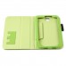 Samsung Galaxy Tab 3 7.0 P3200 - PU Flip Stand Protective Tablet Cover Case Support Sleep Wake Function - Green